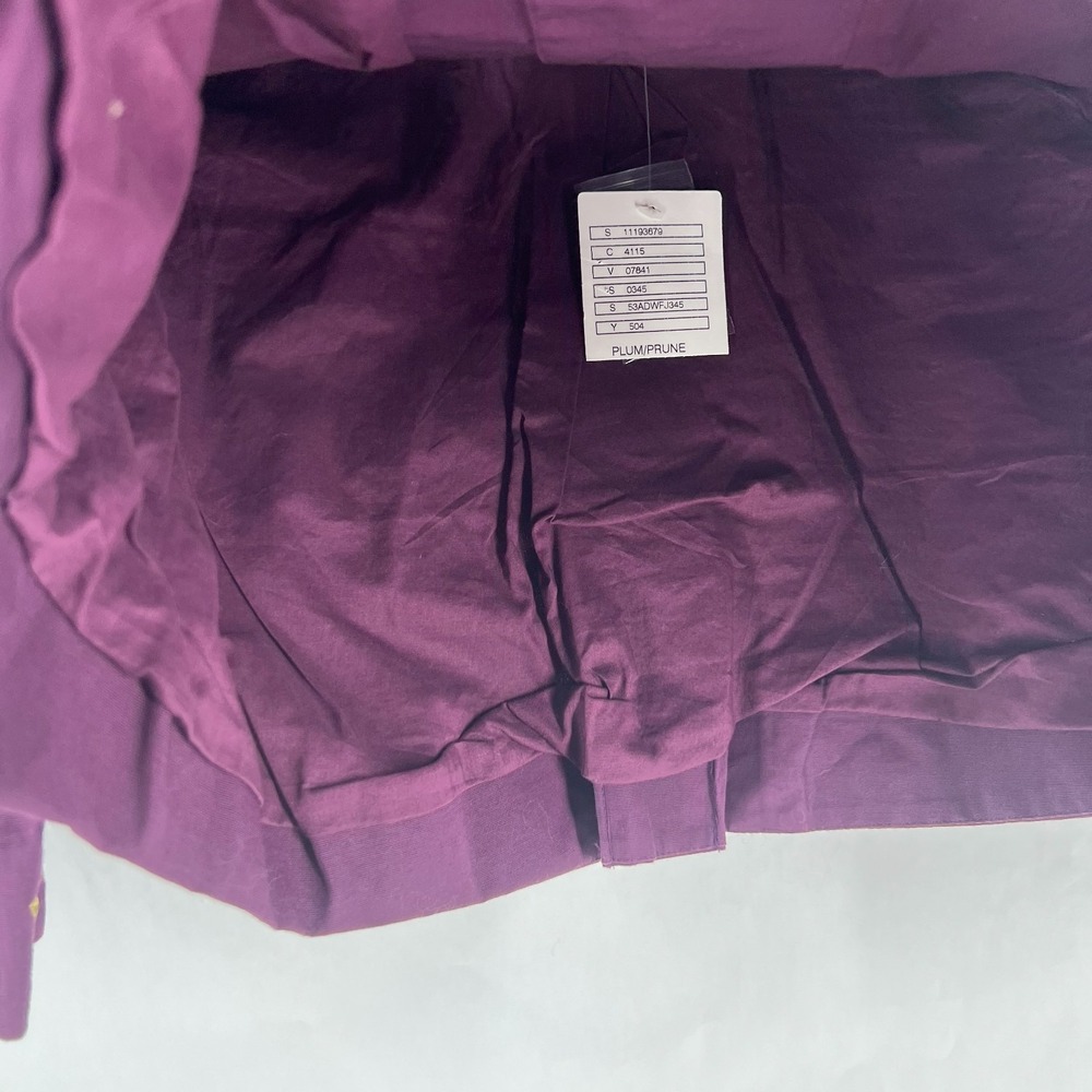 Anthropologie Odille Bolero Jacket Women's 2 Purple Gold Embroidered Cotton - Picture 6 of 16